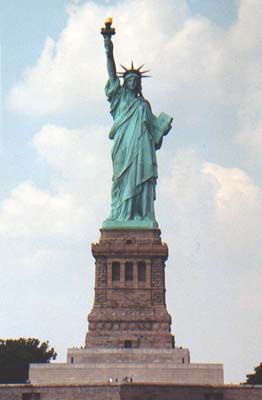 Martha says, "I have always wanted to visit New York," and that is "the Statue of Liberty"